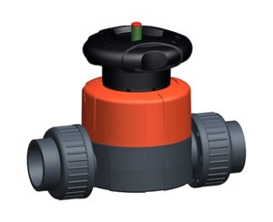 +GF+514型隔膜閥，PVC-U 無油 帶Rc內(nèi)螺紋承插端